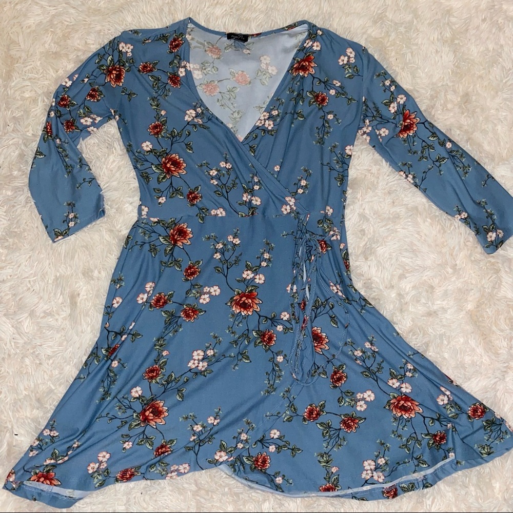 A-Line Floral Dress